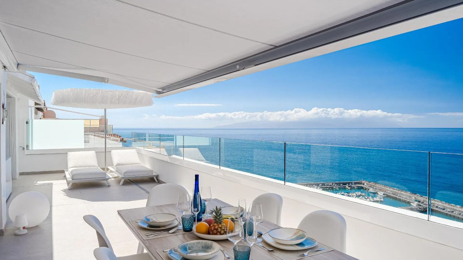 Blue Haven - Ocean View Penthouse With Jacuzzi And Pool Apartman Acantilado de los Gigantes