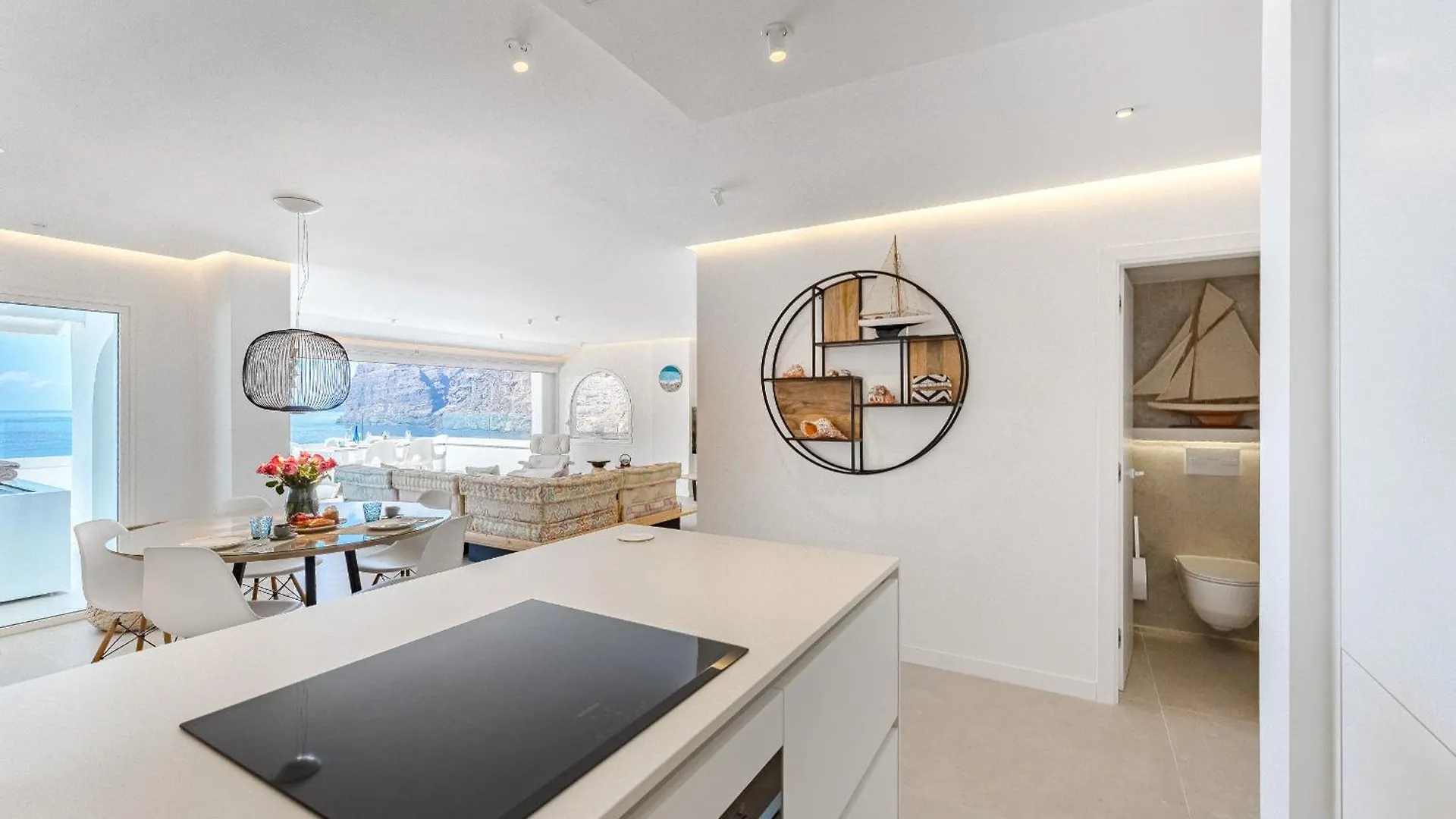 Blue Haven - Ocean View Penthouse With Jacuzzi And Pool Apartment Acantilado de los Gigantes