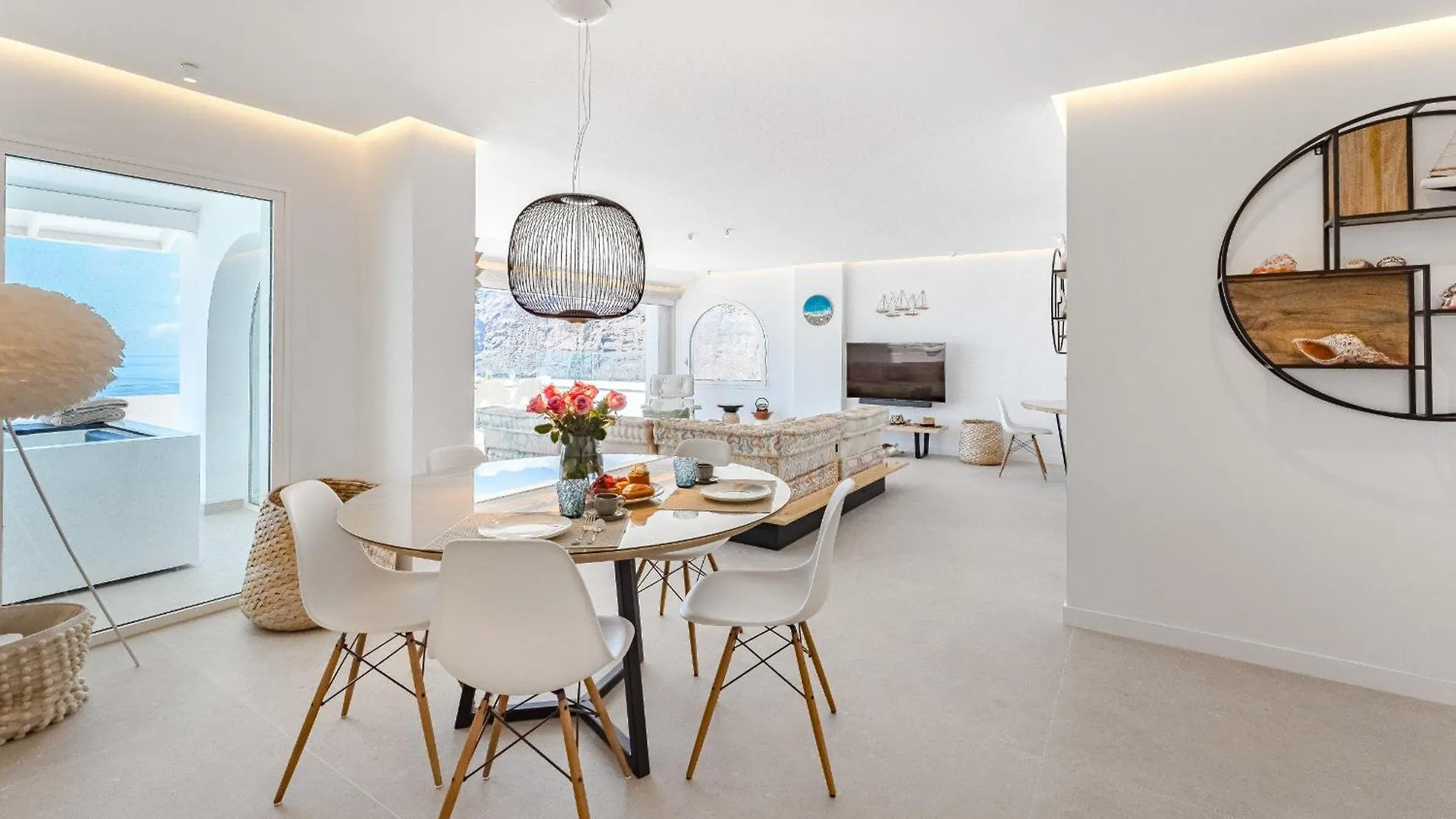 Apartment Ferienwohnung Blue Haven - Ocean View Penthouse With Jacuzzi And Pool Acantilado de los Gigantes