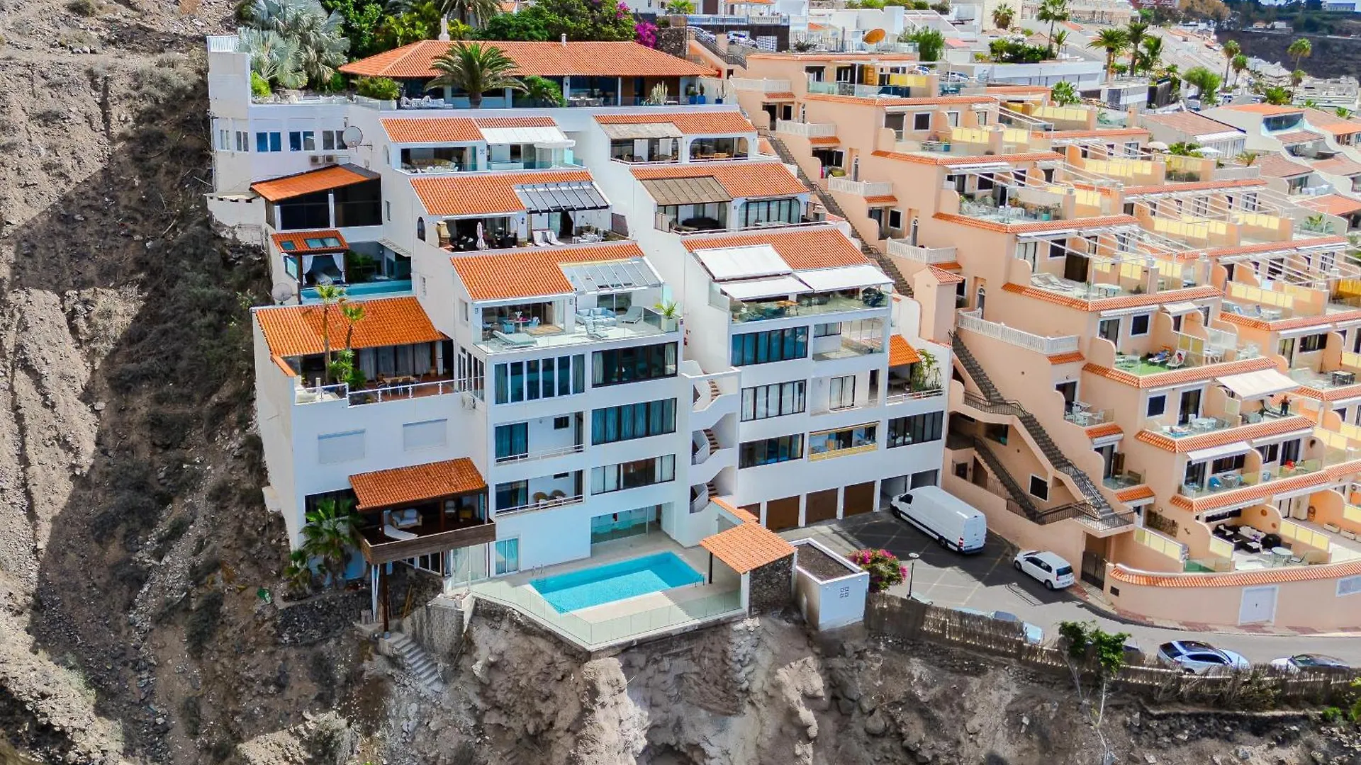 Blue Haven - Ocean View Penthouse With Jacuzzi And Pool Apartment Acantilado de los Gigantes Spain